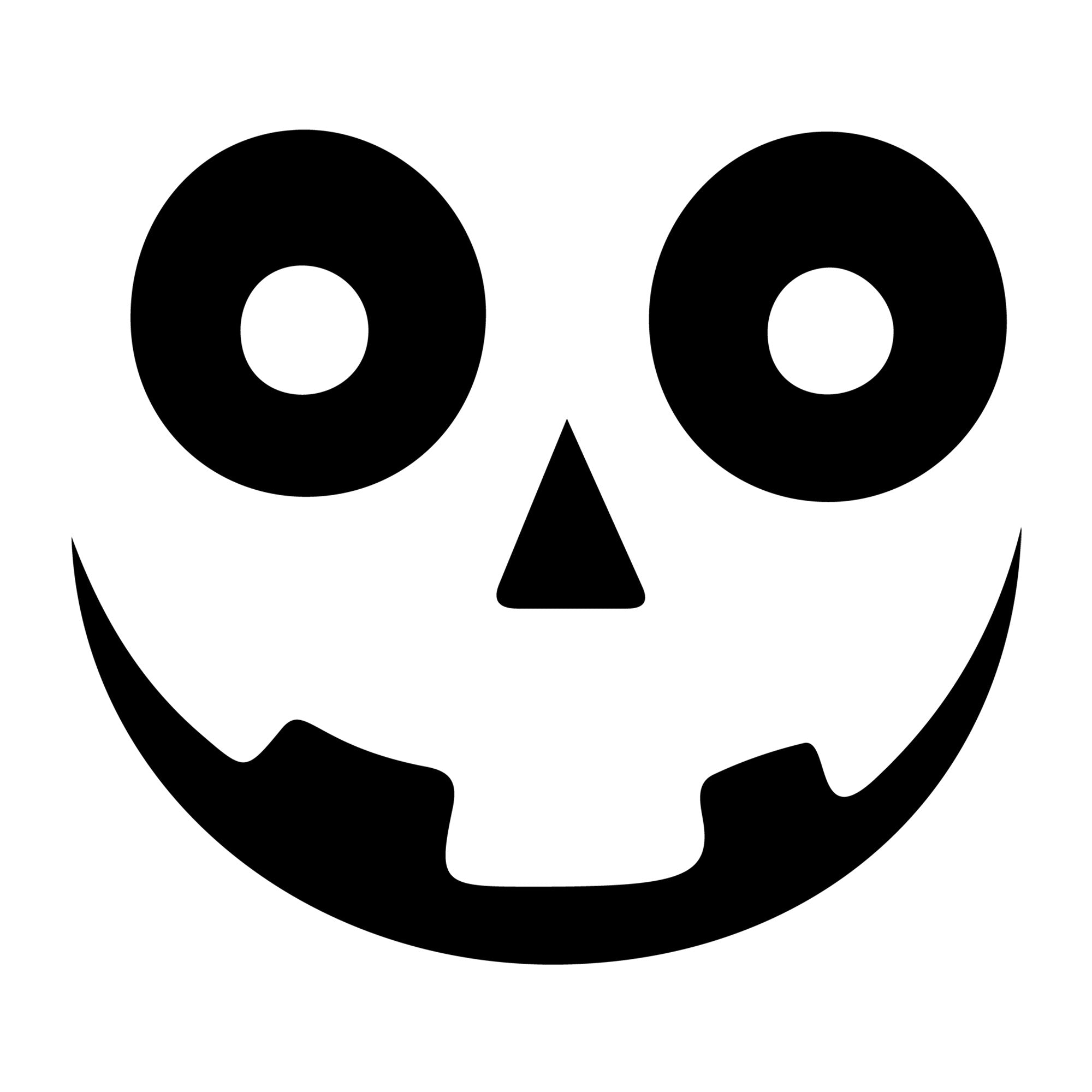 Jack O Lantern Face SVG design for Cricut, Silhouette, laser cutting, vinyl, sublimation, and Halloween craft projects.