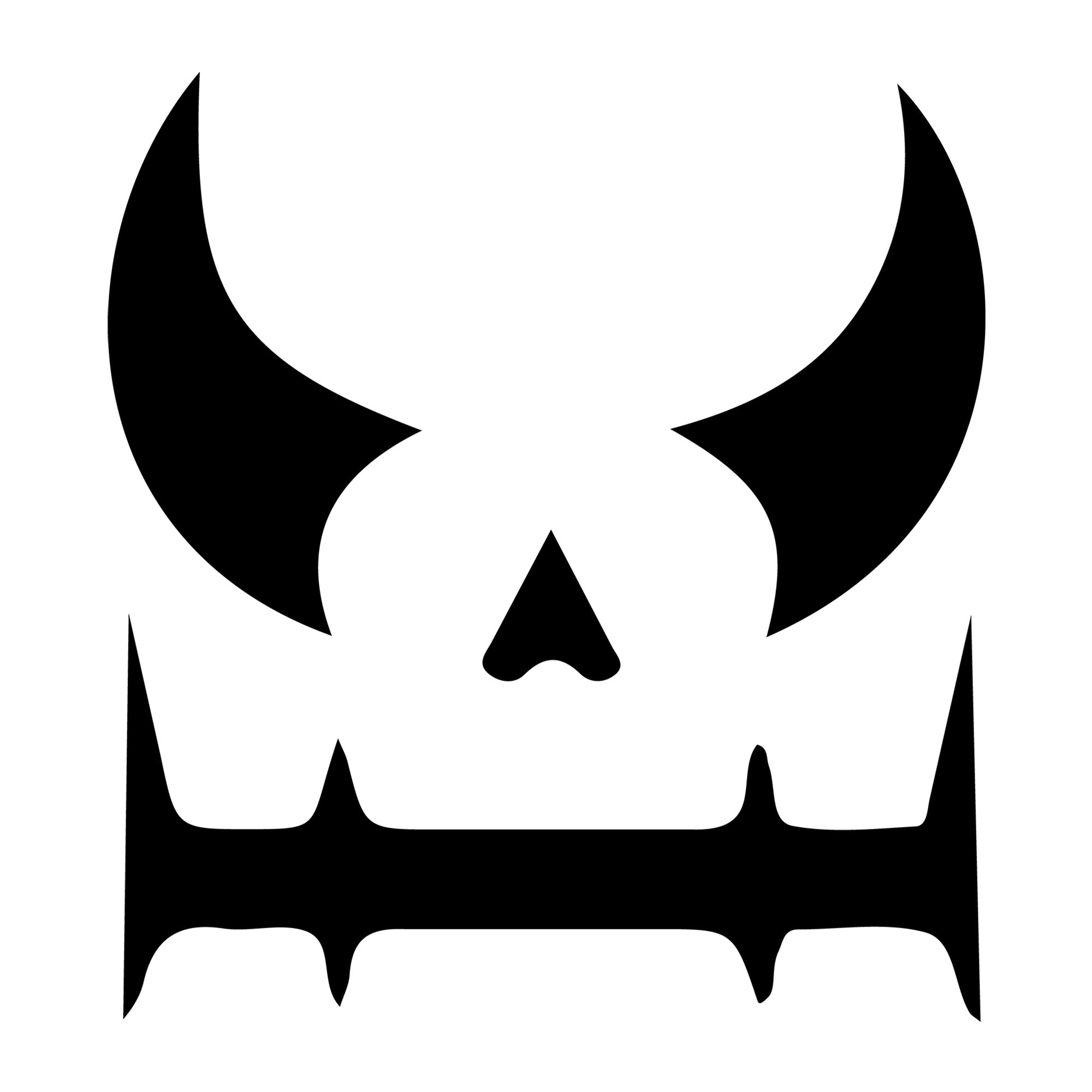 Jack O Lantern Face SVG design for Cricut, Silhouette, laser cutting, vinyl, sublimation, and Halloween craft projects.