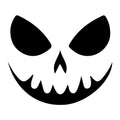 Jack O Lantern Face SVG design for Cricut, Silhouette, laser cutting, vinyl, sublimation, and Halloween craft projects.