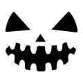 Jack O Lantern Face SVG design for Cricut, Silhouette, laser cutting, vinyl, sublimation, and Halloween craft projects.