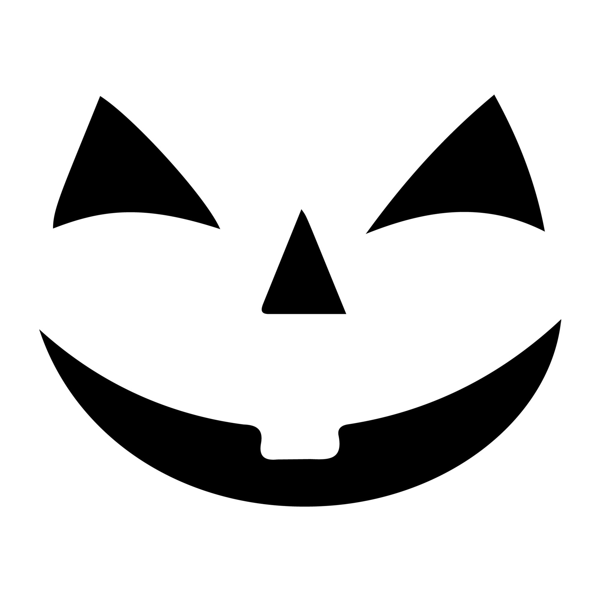 Jack O Lantern Face SVG design for Cricut, Silhouette, laser cutting, vinyl, sublimation, and Halloween craft projects.