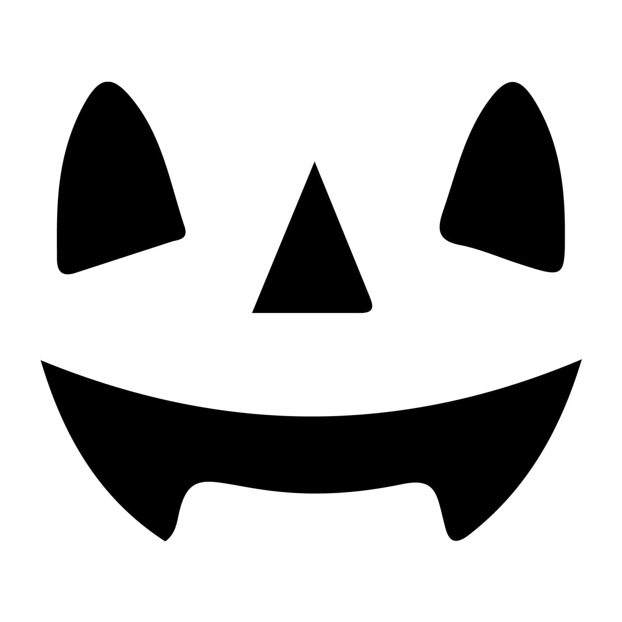 Jack O Lantern Face SVG design for Cricut, Silhouette, laser cutting, vinyl, sublimation, and Halloween craft projects.