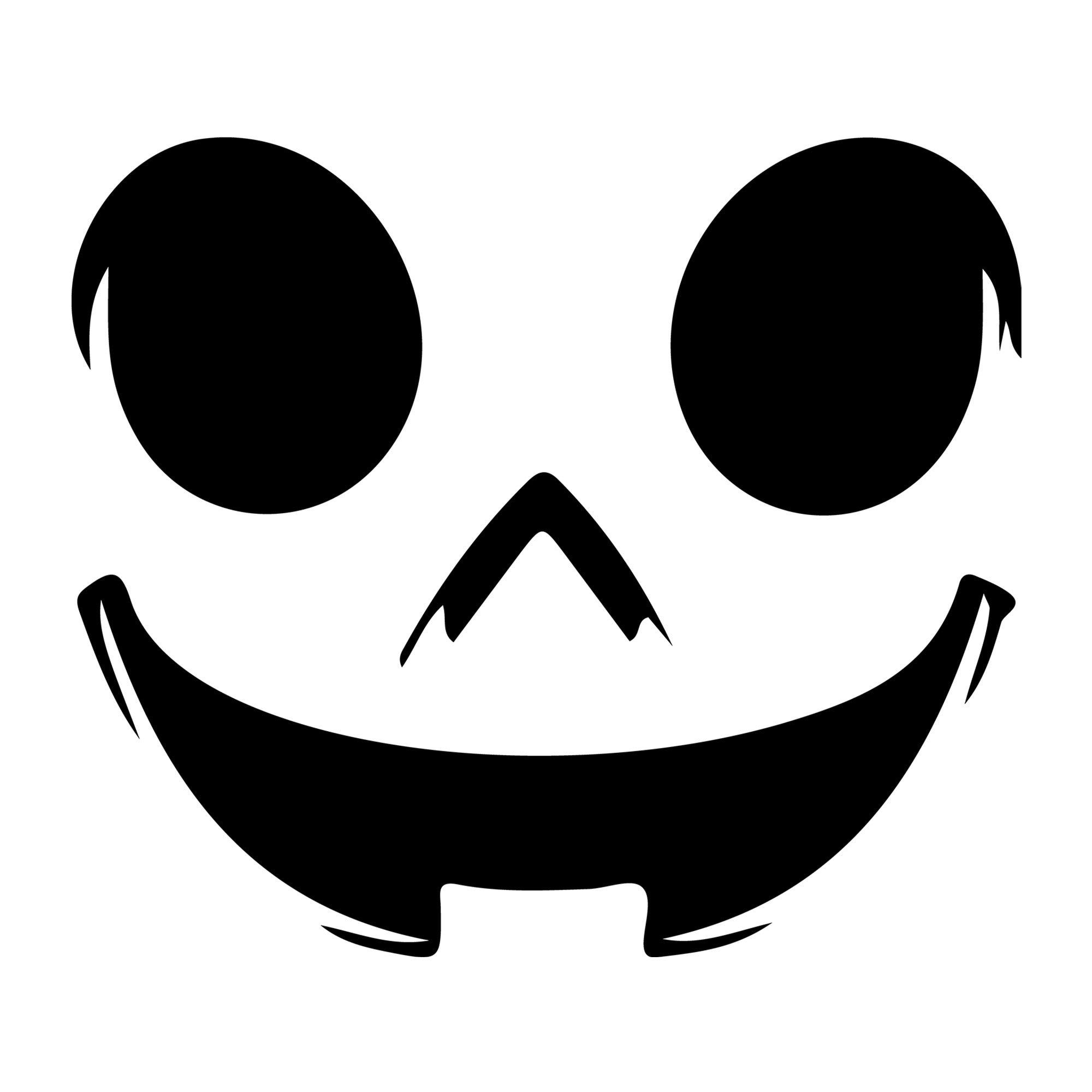 Jack O Lantern Face SVG design for Cricut, Silhouette, laser cutting, vinyl, sublimation, and Halloween craft projects.