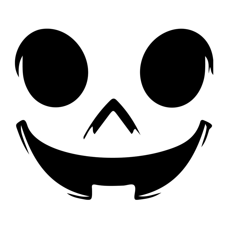 Jack O Lantern Face SVG design for Cricut, Silhouette, laser cutting, vinyl, sublimation, and Halloween craft projects.