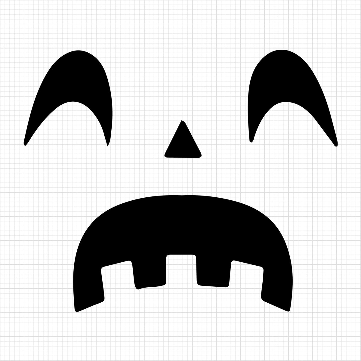 Jack O Lantern Face 10
