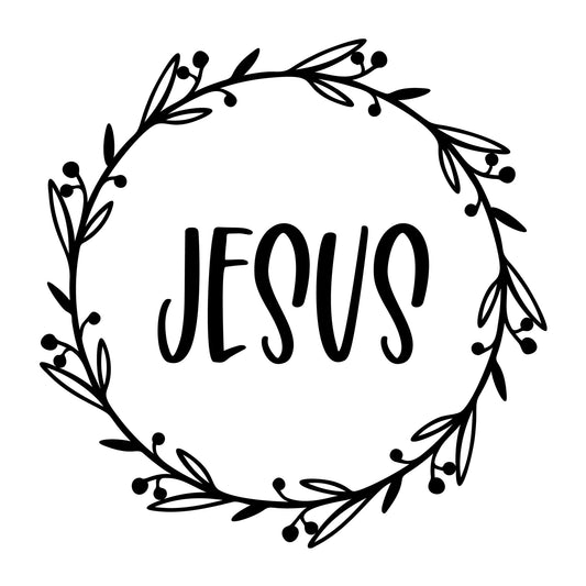 Jesus SVG design for Cricut, Silhouette, laser cutting, vinyl, sublimation, and Christmas craft projects.