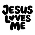 Jesus Loves Me SVG