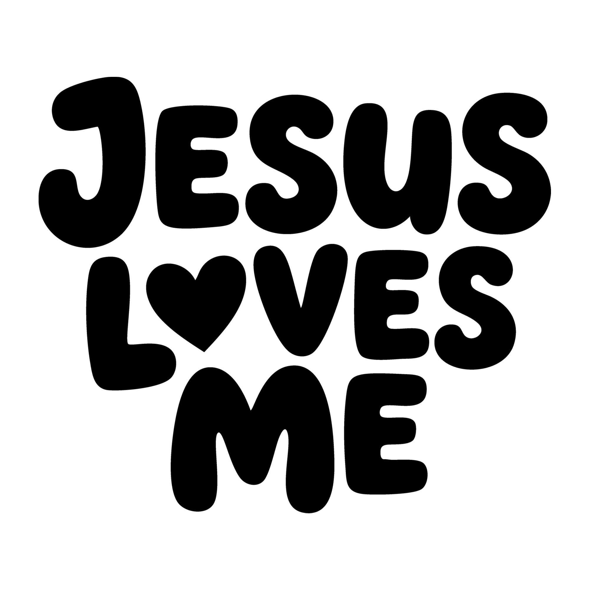 Jesus Loves Me SVG