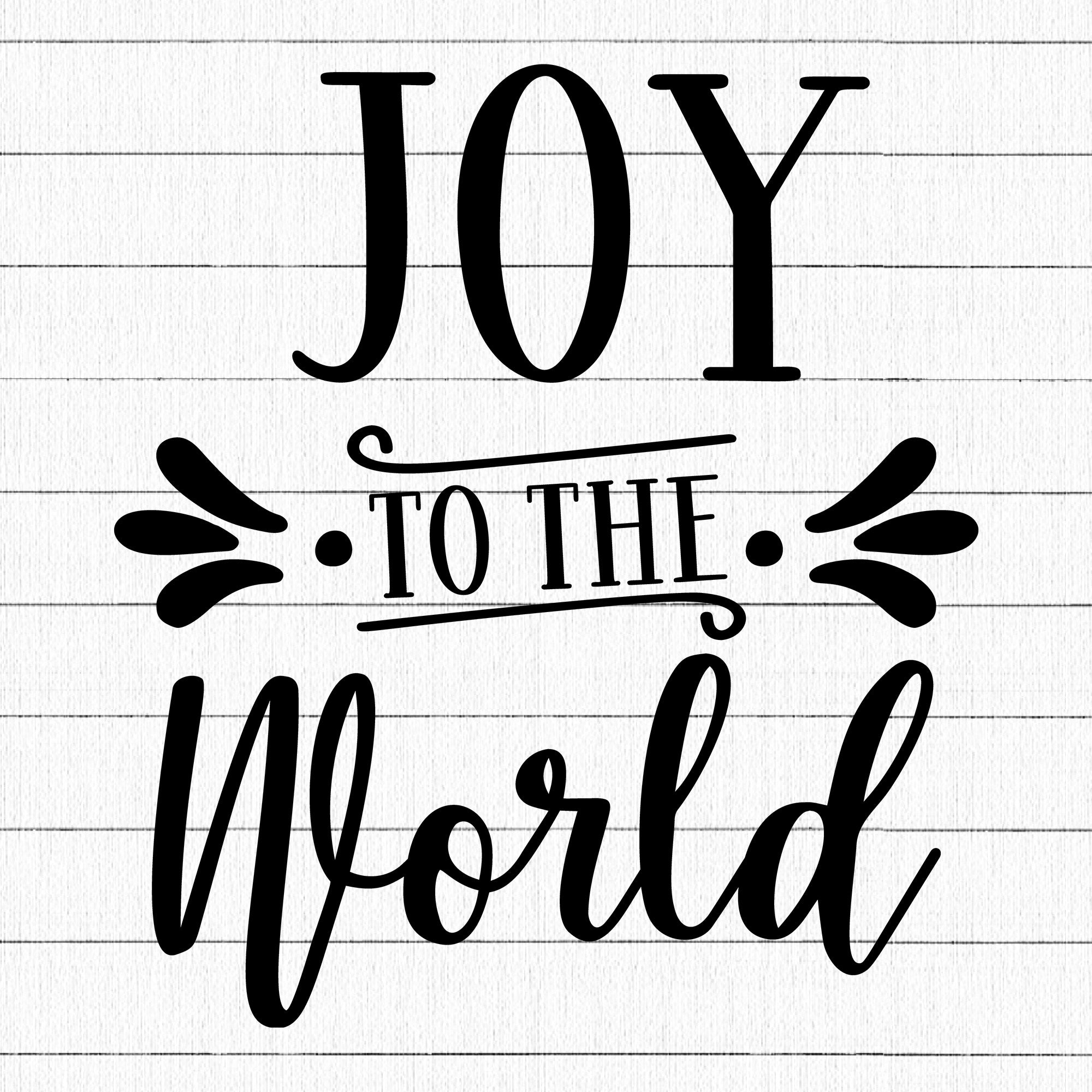 Joy To The World SVG | M21F31