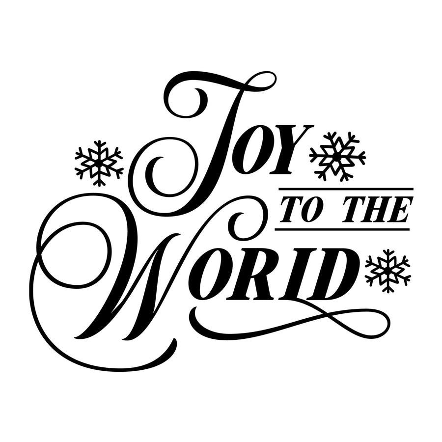 Joy to the World SVG for Cricut, Silhouette, laser cutting, vinyl, sublimation, Christmas shirts, signs, decals, mugs, and DIY craft projects.