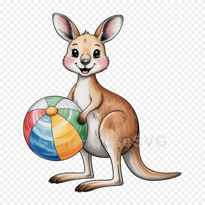 Cute Summer Animals Clipart Bundle