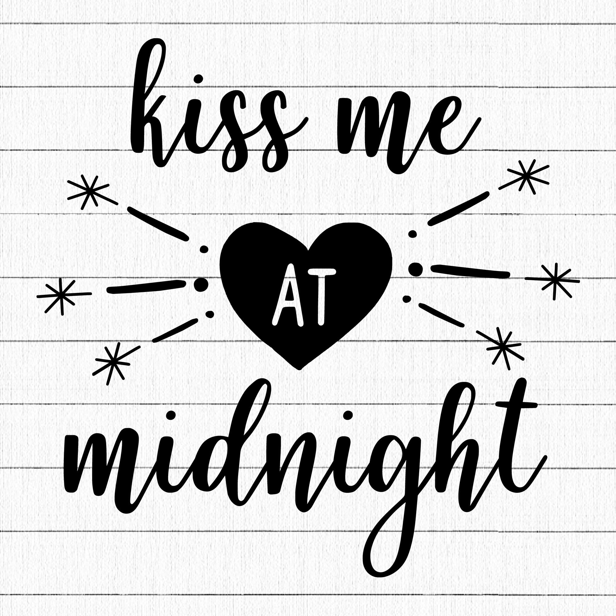 Kiss Me At Midnight SVG | M21F34 - Craft House SVG