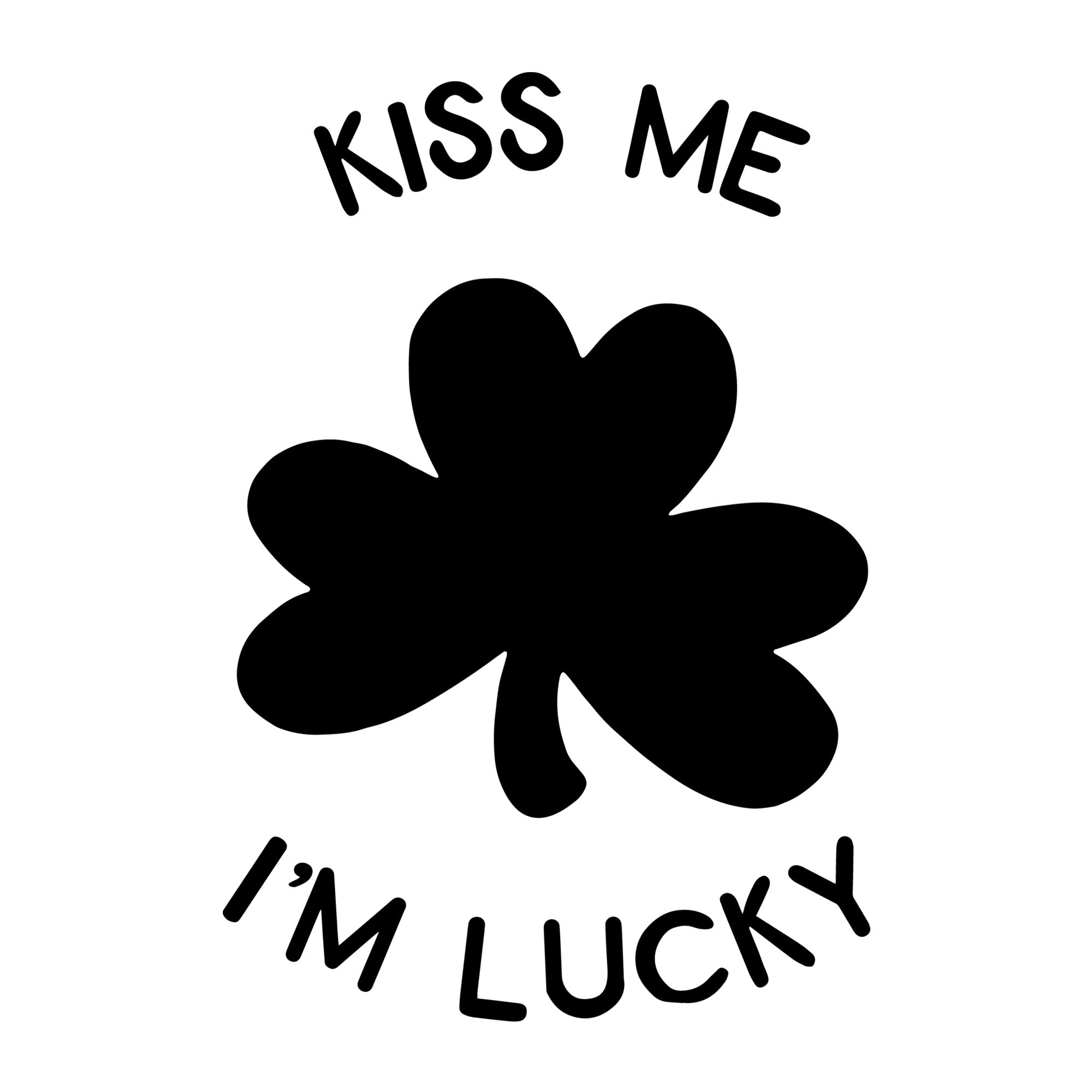 Kiss Me I'm Lucky SVG