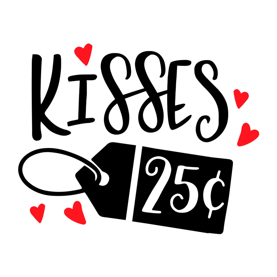 Kisses 25 cent SVG