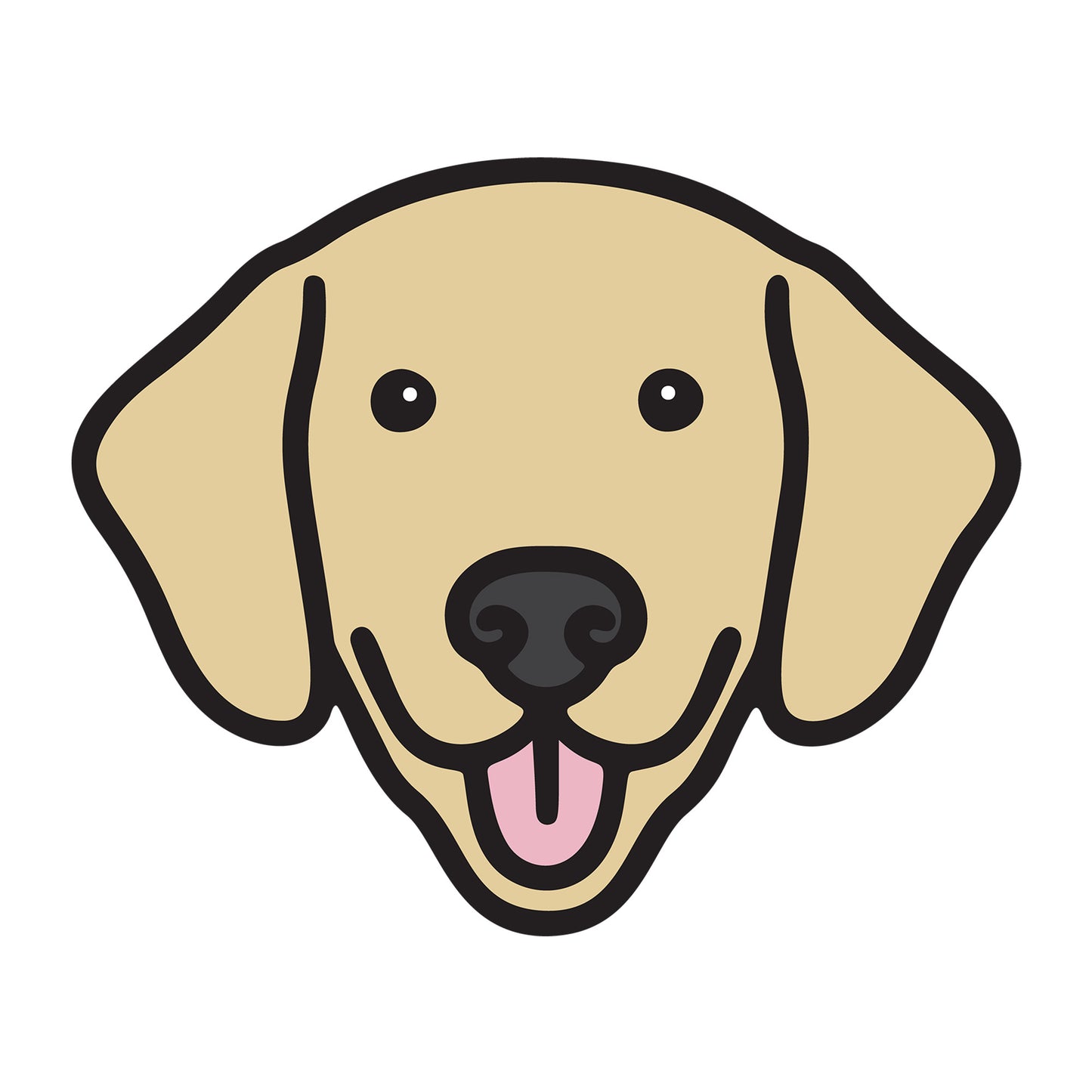 Labrador SVG dog design for Cricut, Silhouette, laser cutting, vinyl, sublimation, and pet craft projects.