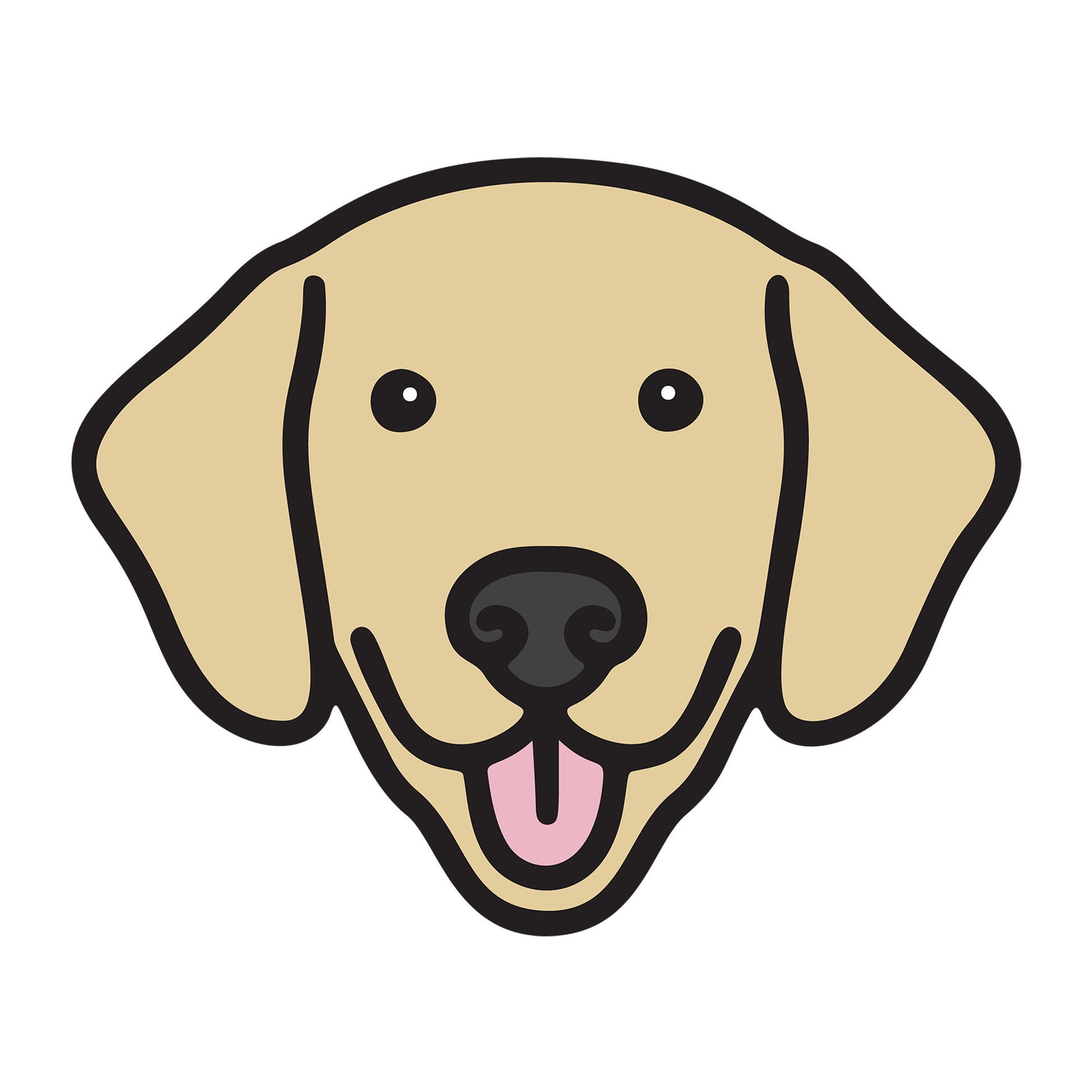 Labrador SVG dog design for Cricut, Silhouette, laser cutting, vinyl, sublimation, and pet craft projects.
