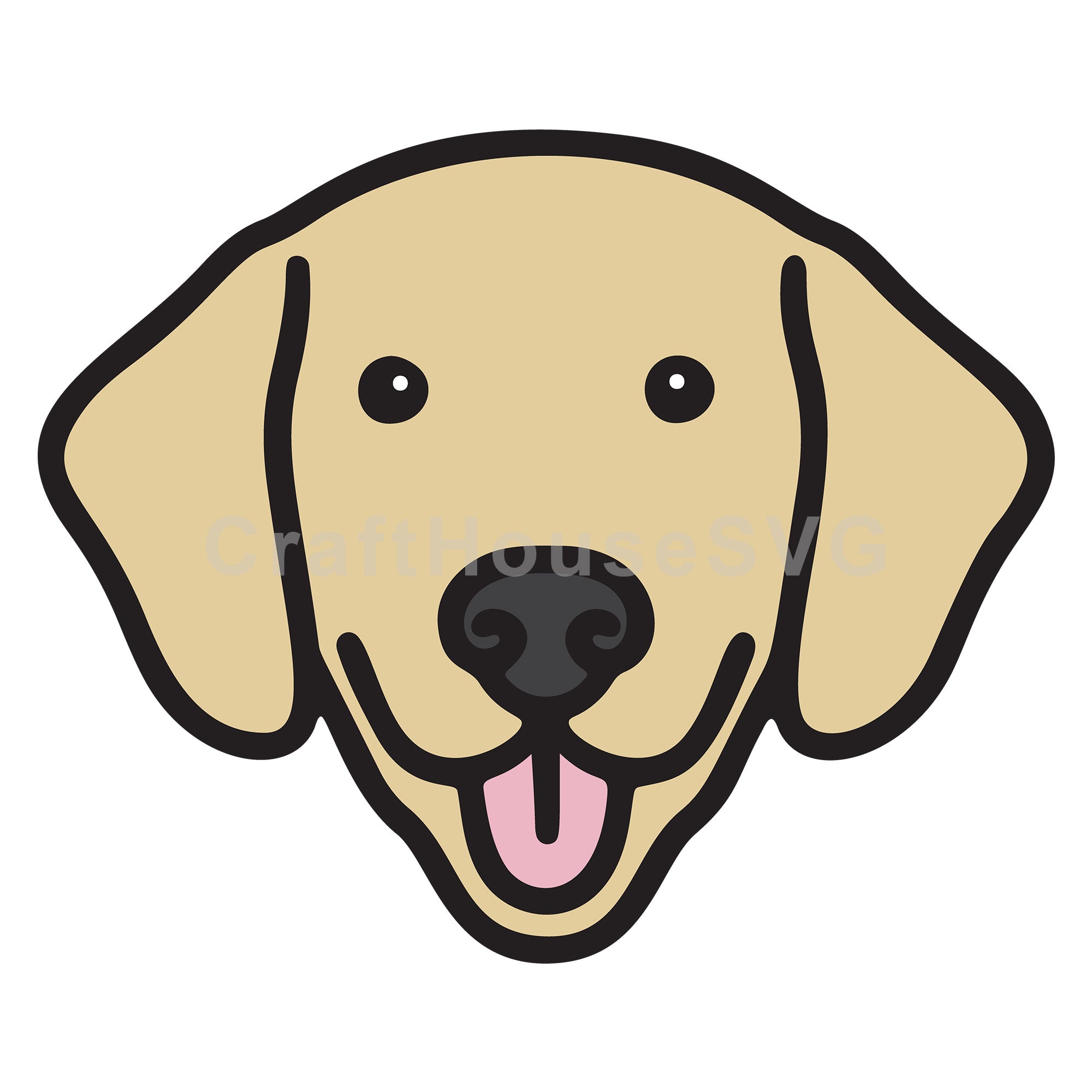 Labrador SVG Layered