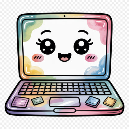 Kawaii Back to School Clipart Bundle