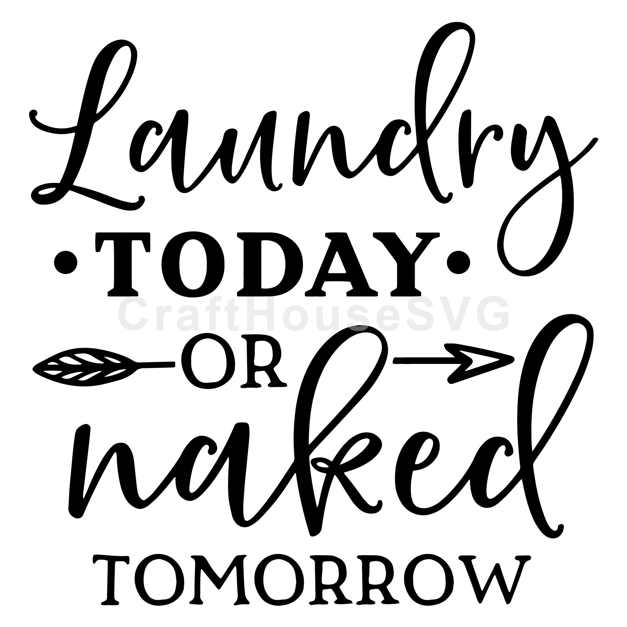 Family SVG file | Laundry today or naked tomorrow SVG | MF60