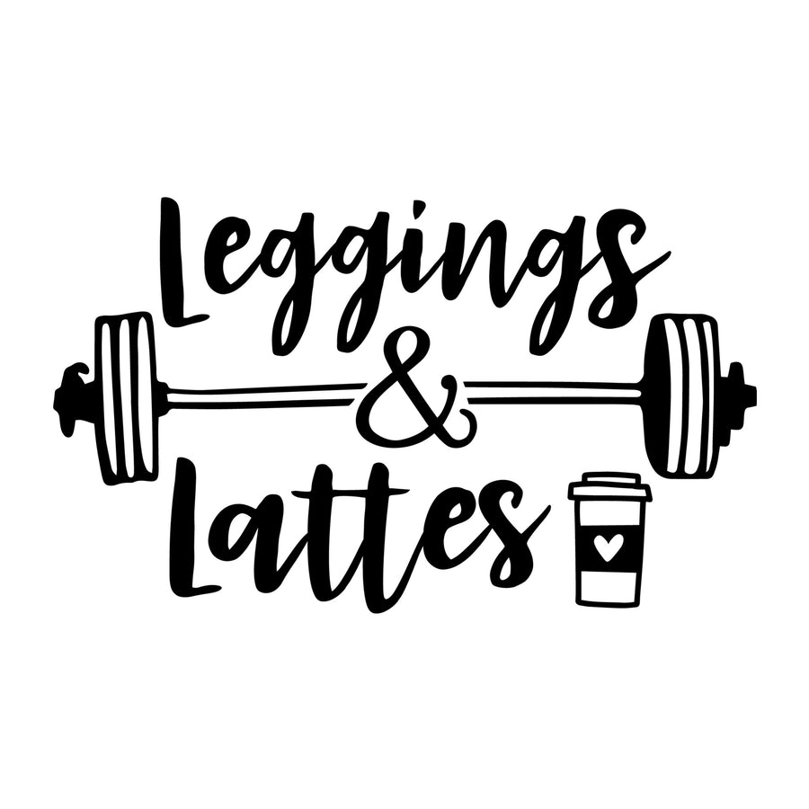 Leggings and lattes SVG