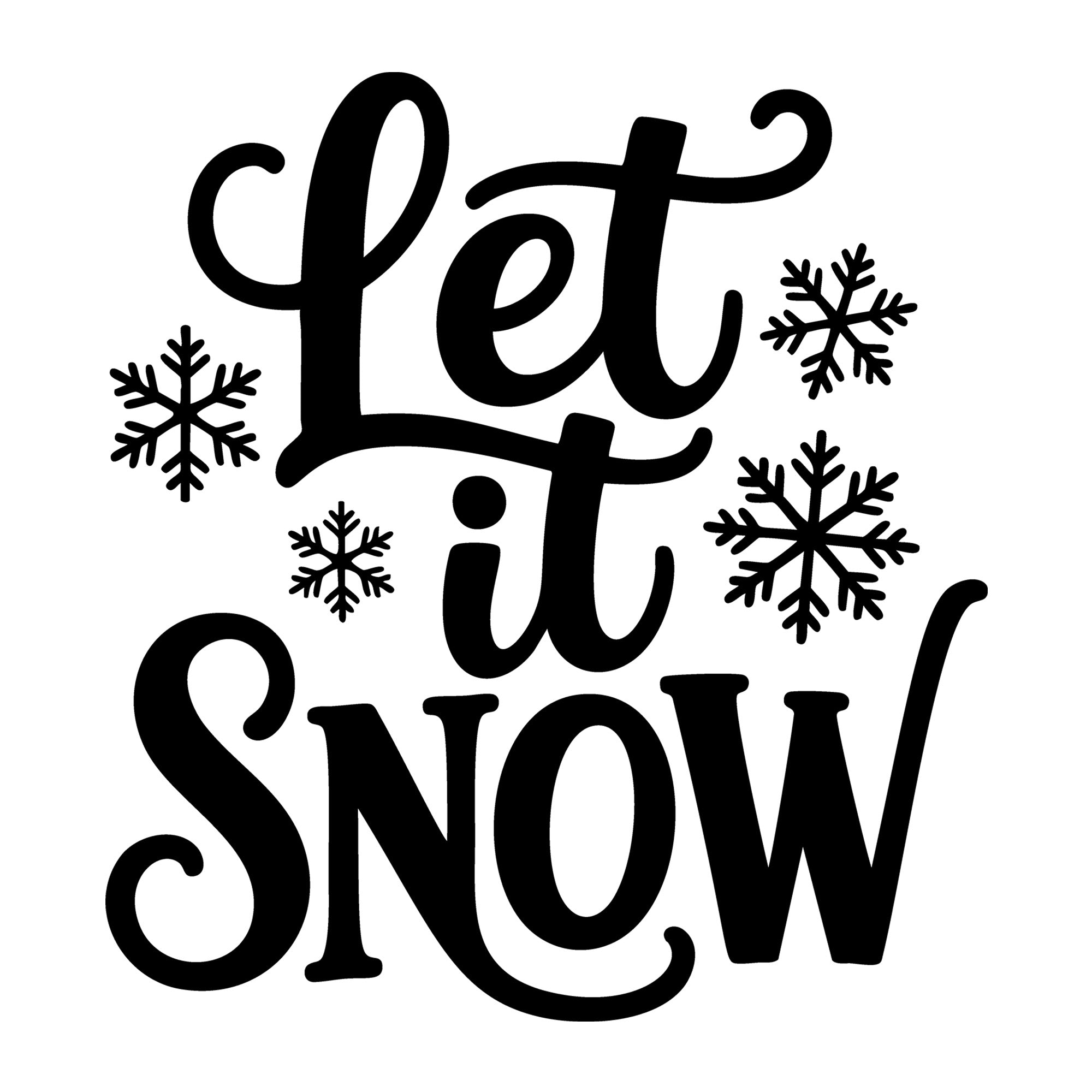 Let It Snow SVG