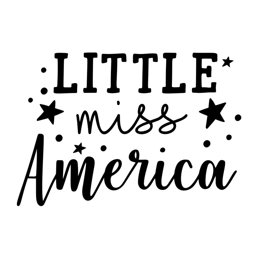 Little Miss America SVG