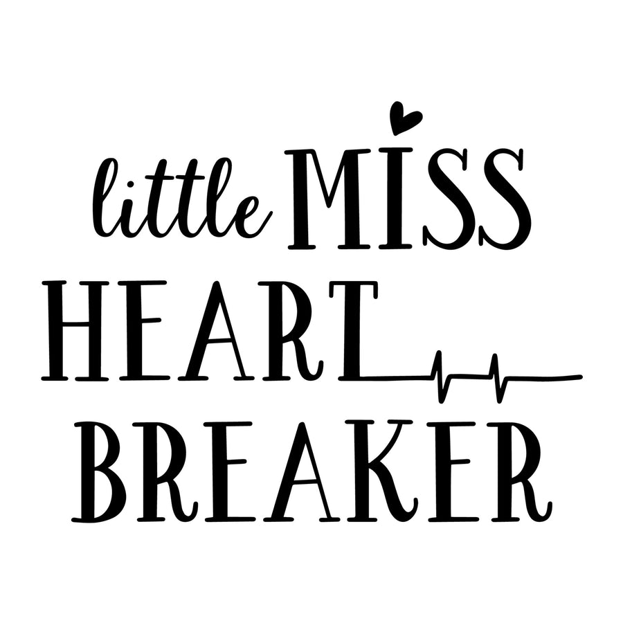 Little Miss Heart Breaker SVG