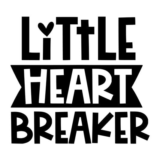 Little Heart Breaker SVG design for Cricut, Silhouette, laser cutting, vinyl, sublimation, Valentine shirts, signs, decals, mugs, and DIY craft projects.