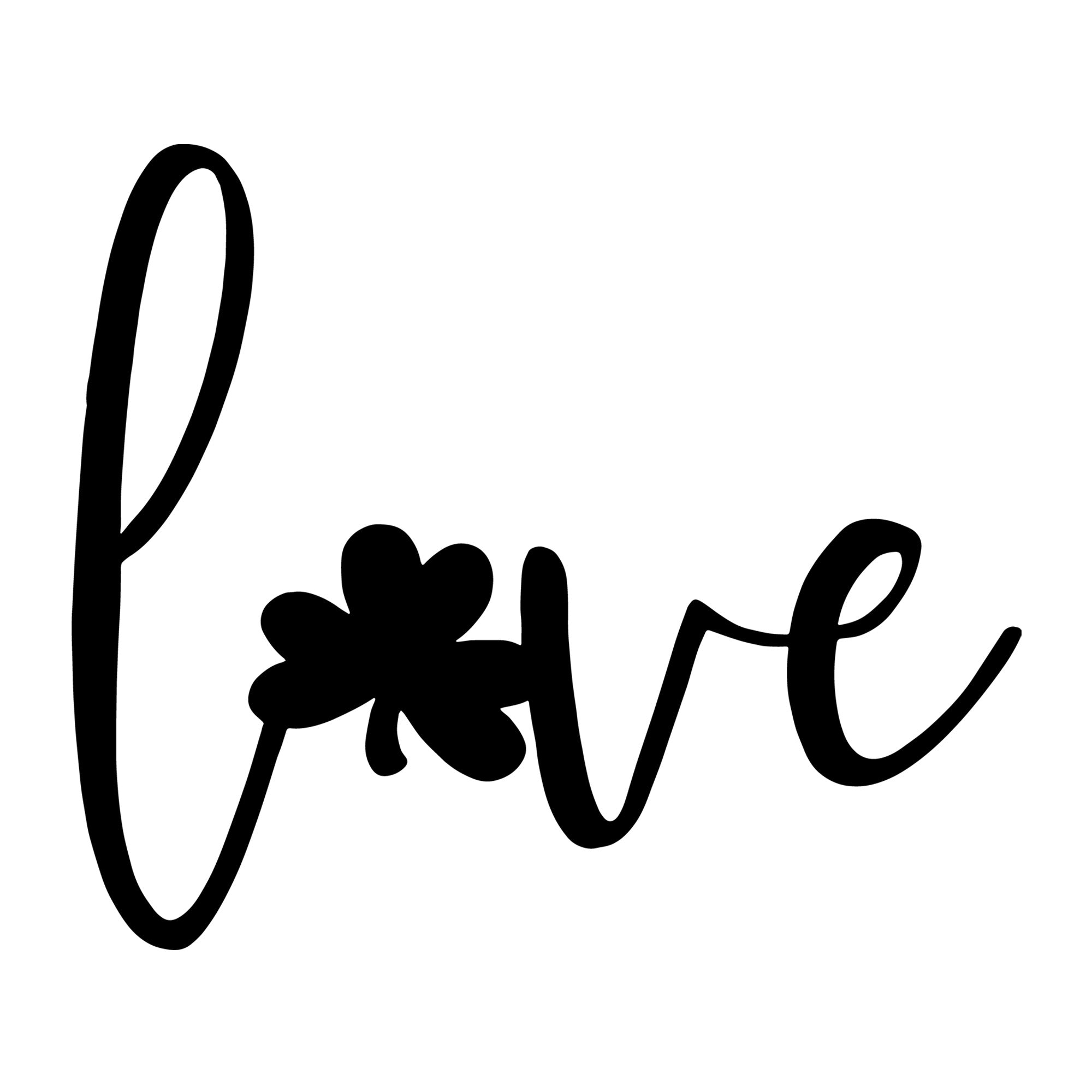 Love Clover SVG