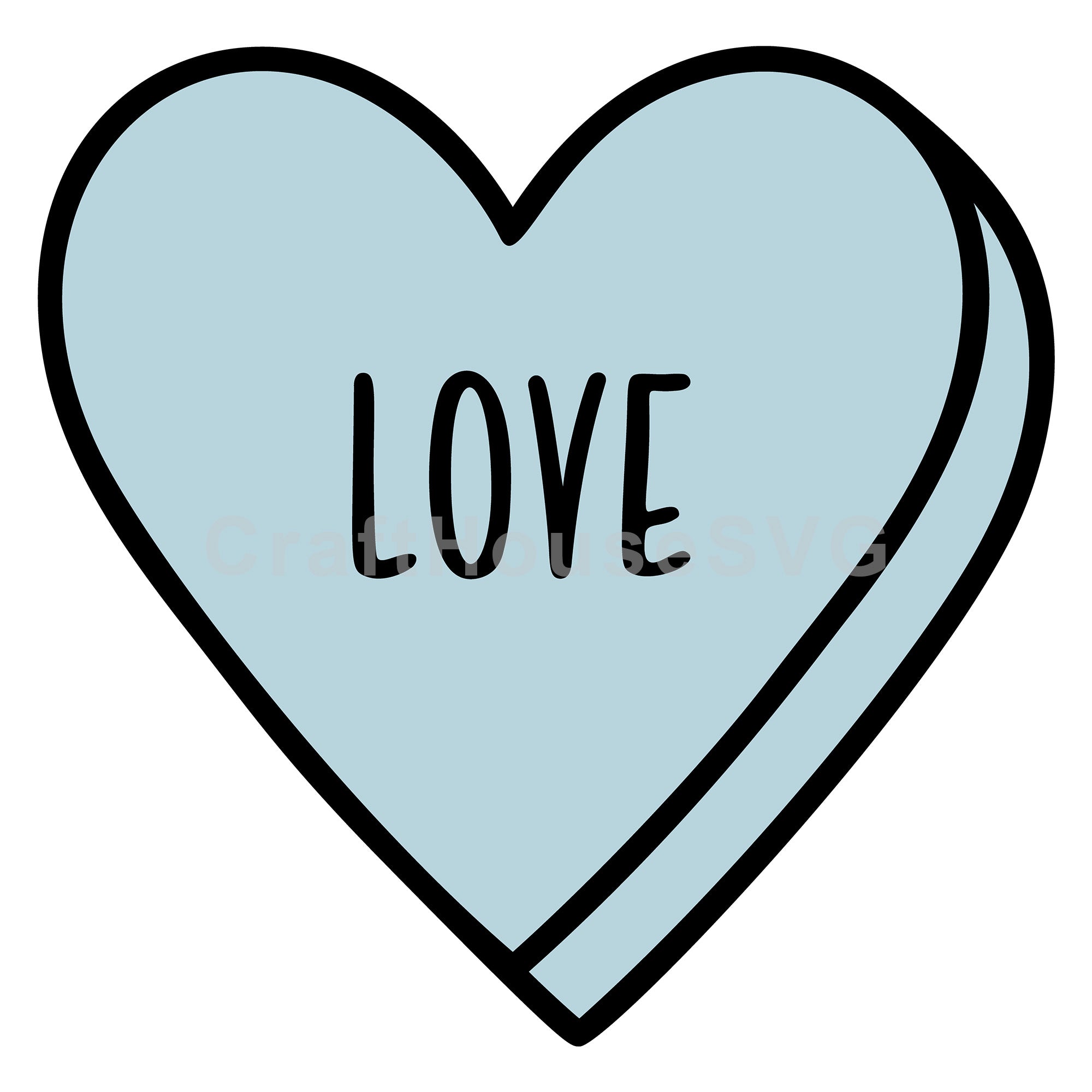 Love Conversation Heart SVG