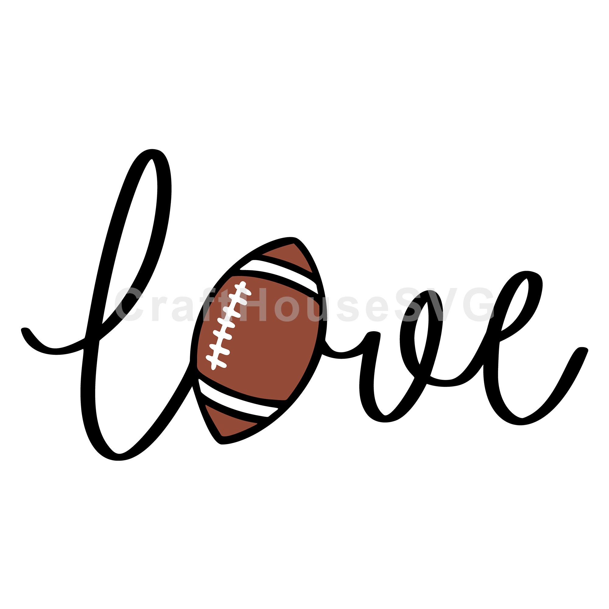 Love American Football SVG