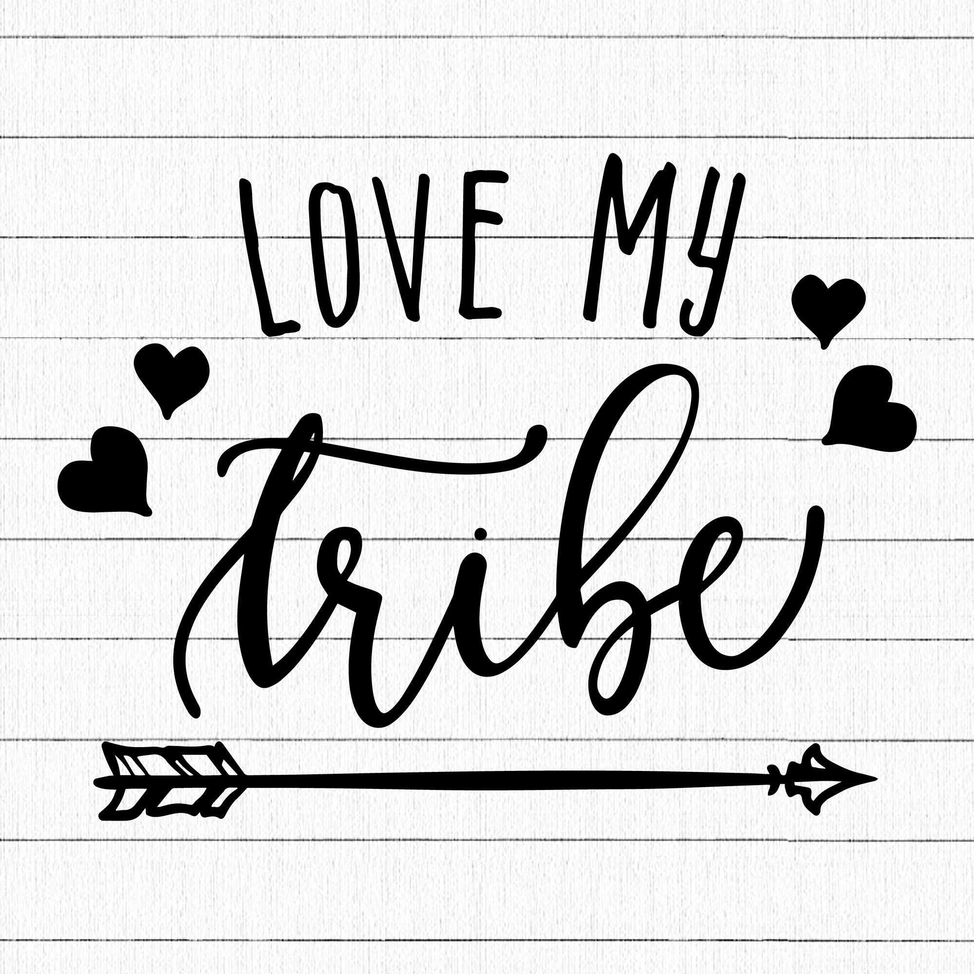 Love My Tribe V2 SVG | M23F8