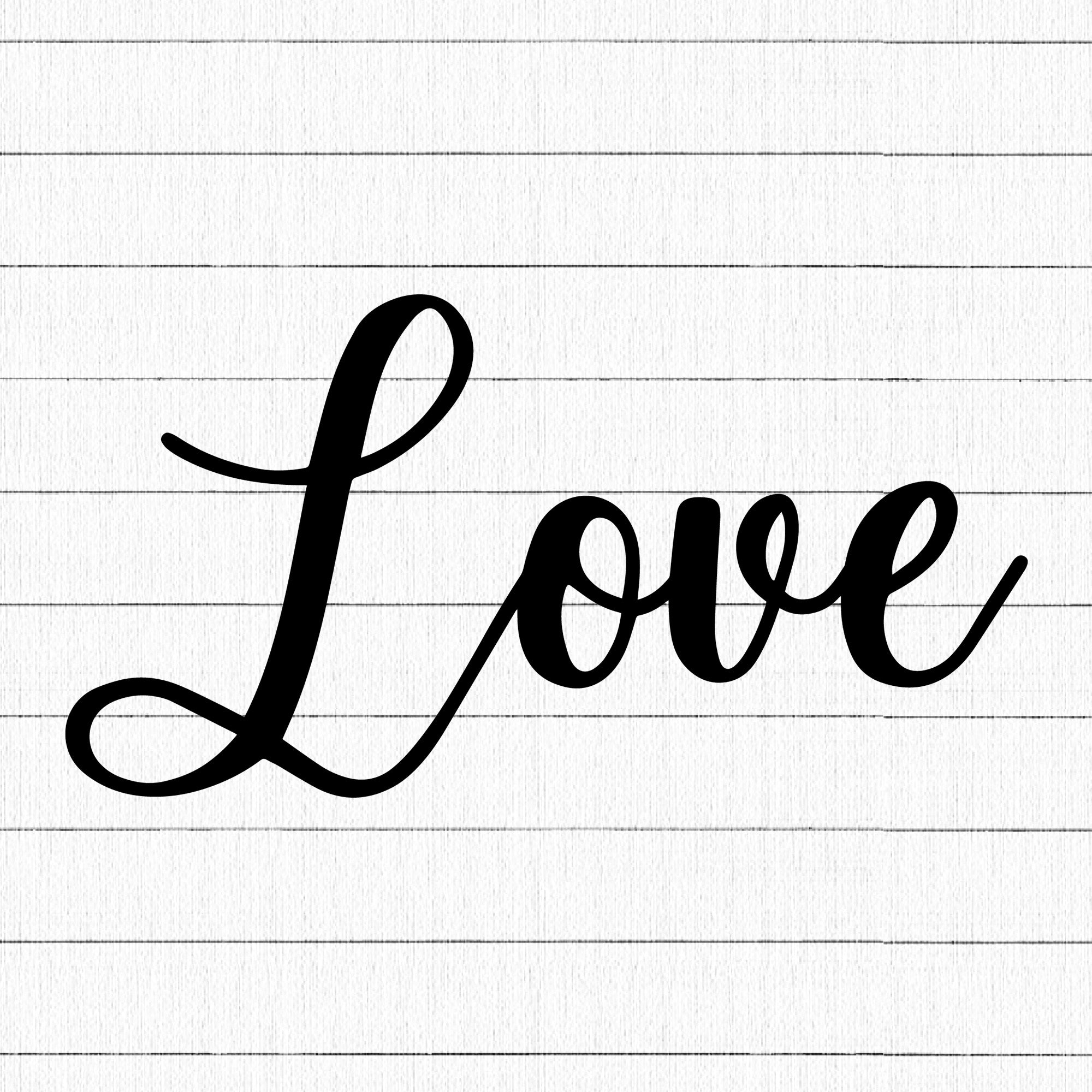 Love SVG | M27F16