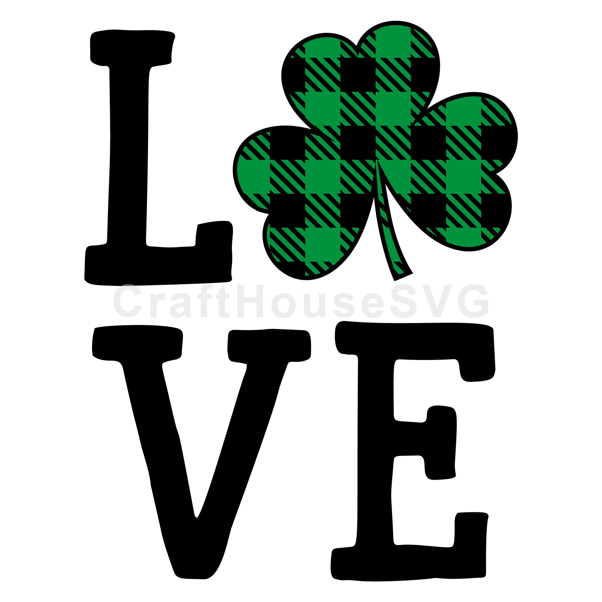 Love SVG | A St. Patrick's Day SVG cut file M45F