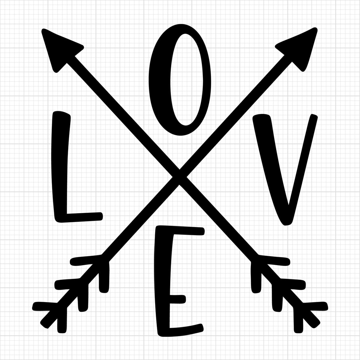 Love crossed arrows