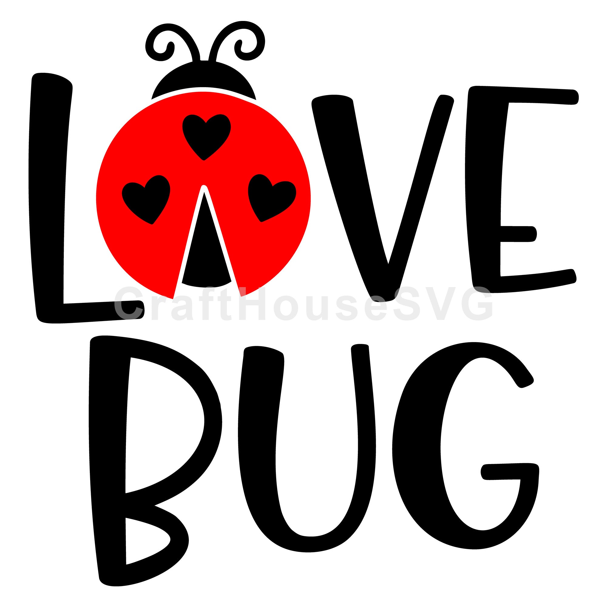 Valentine SVG file | Love bug SVG MF91