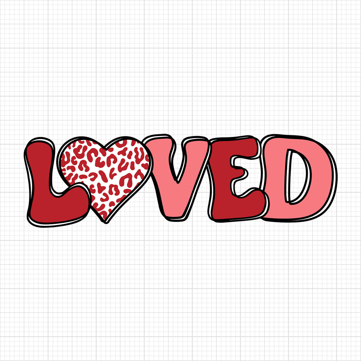 Loved Leopard Heart