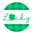 Lucky Clover SVG design for Cricut, Silhouette, laser cutting, vinyl, sublimation, and St Patricks Day craft projects.