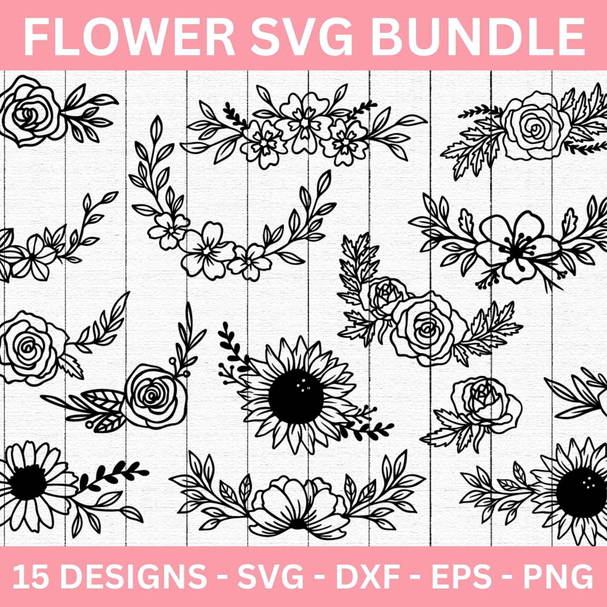 Flowers SVG Bundle