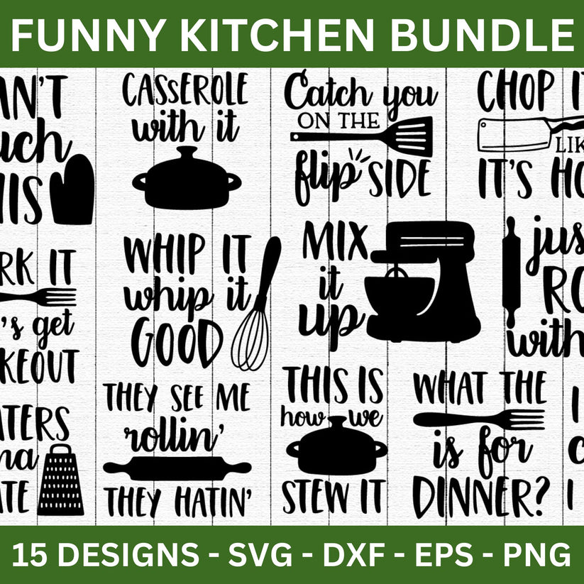 Kitchen SVG Bundle - Free and Premium Files – Craft House SVG