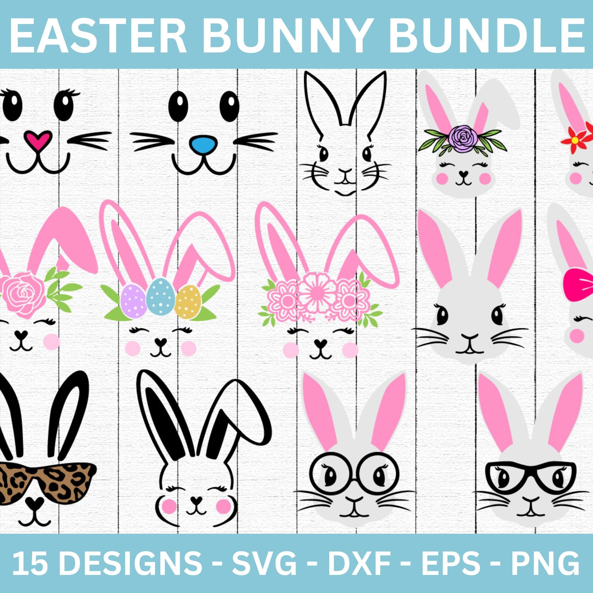 Easter Bunny SVG Bundle - Craft House SVG