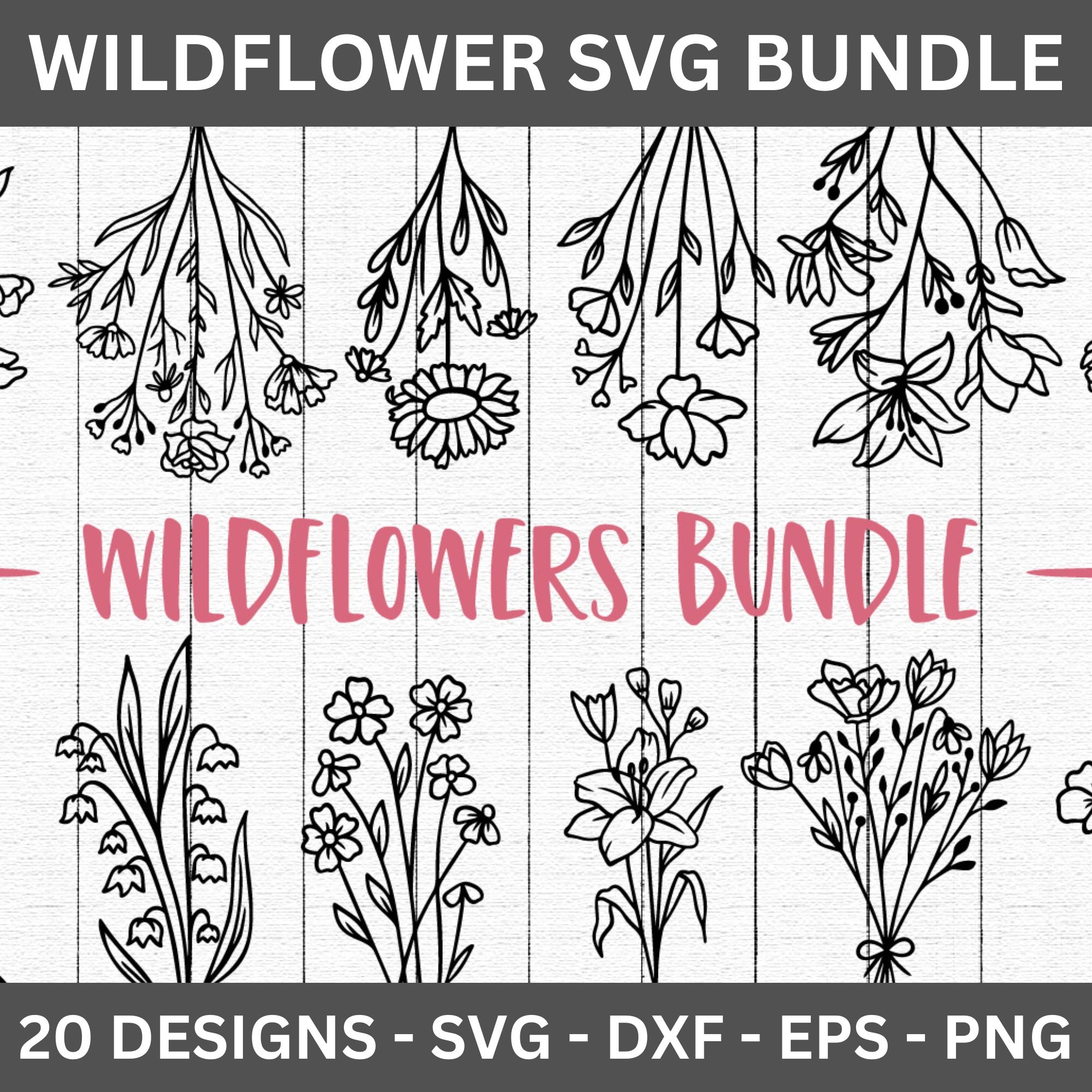 Wildflowers SVG Bundle