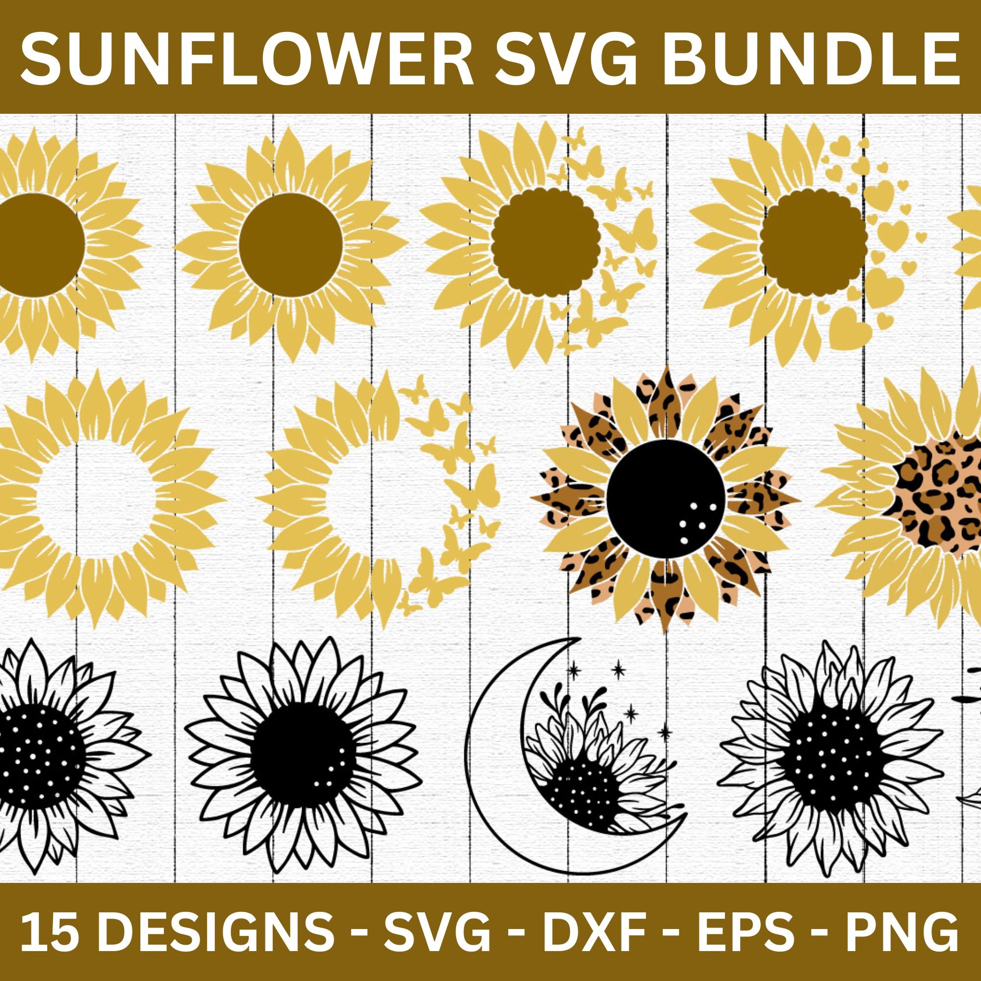 Sunflower SVG Bundle