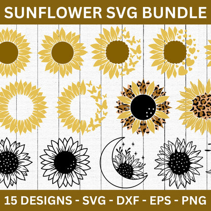 Sunflower SVG Bundle