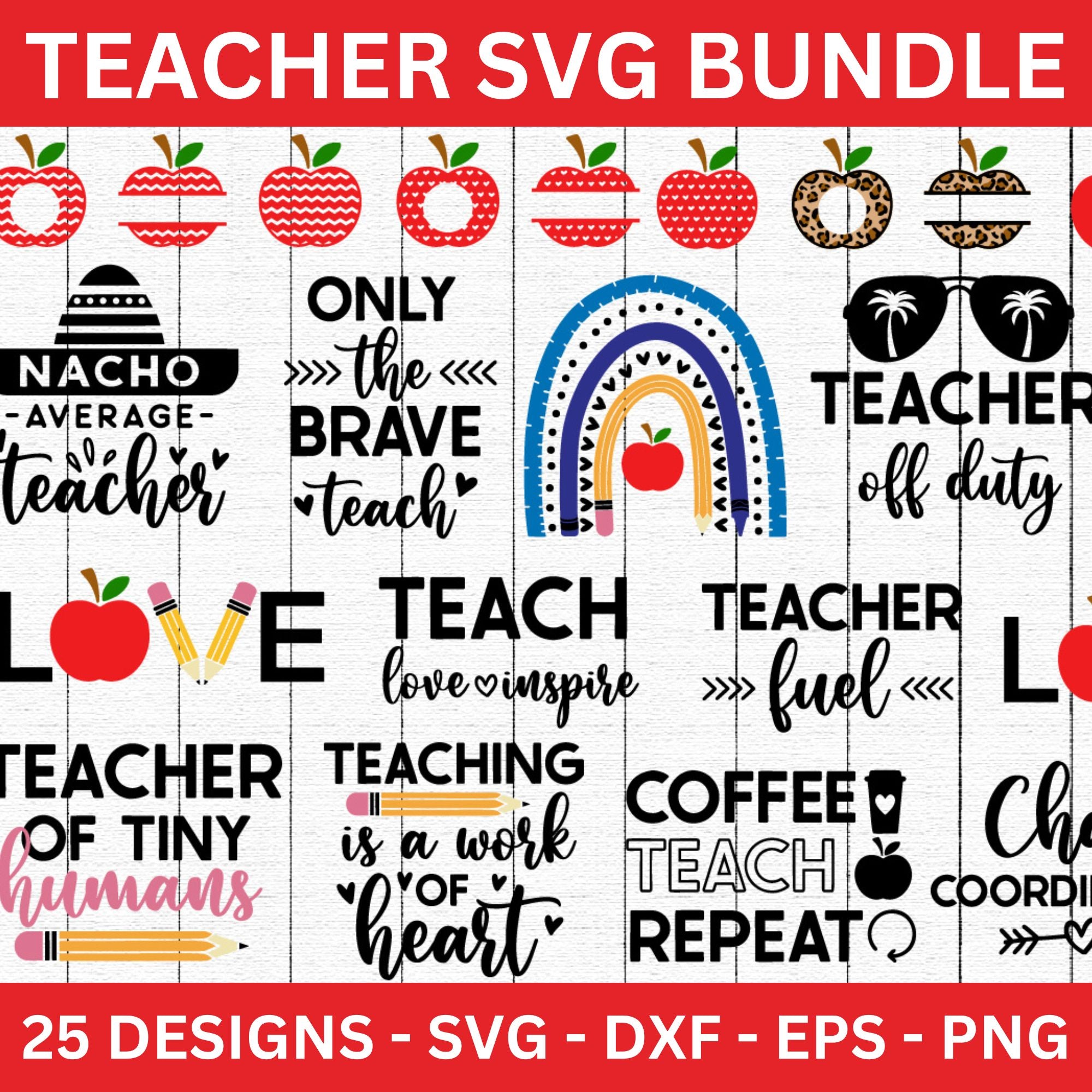 Teacher SVG Bundle