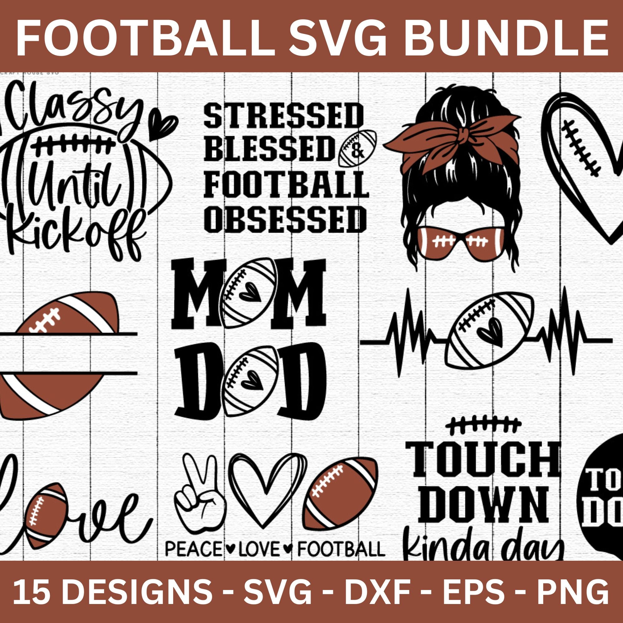 Football SVG Bundle - Craft House SVG