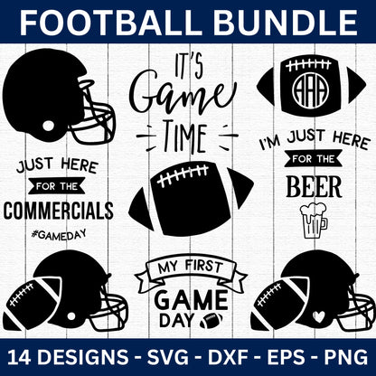 Game Day Football SVG Bundle - Craft House SVG