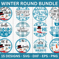 Christmas Round SVG Bundle