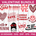 Valentine's Day SVG Cut File Bundle - Craft House SVG