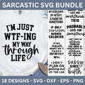 Sarcastic Quotes SVG Bundle - Craft House SVG